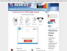 Tablet Screenshot of dacolorare.com